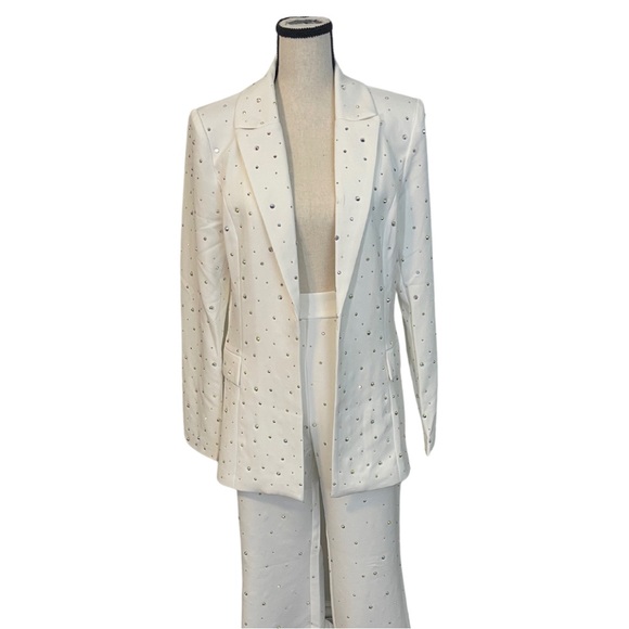 NWT Rare London embellished blazer and matching pants (set) - Picture 6 of 6